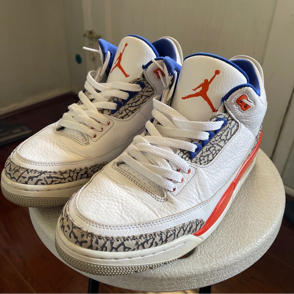 Nike Air Jordan 3 Knicks. Size 10